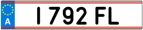 Truck License Plate